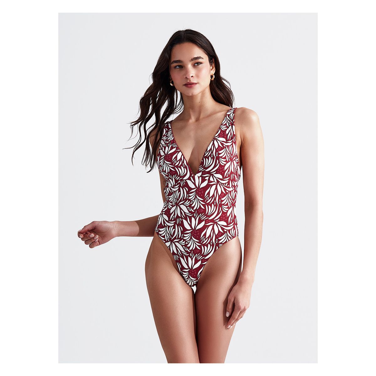 LOUNGE - Traje De Baño Hojas Paradiso Reversible LOUNGE