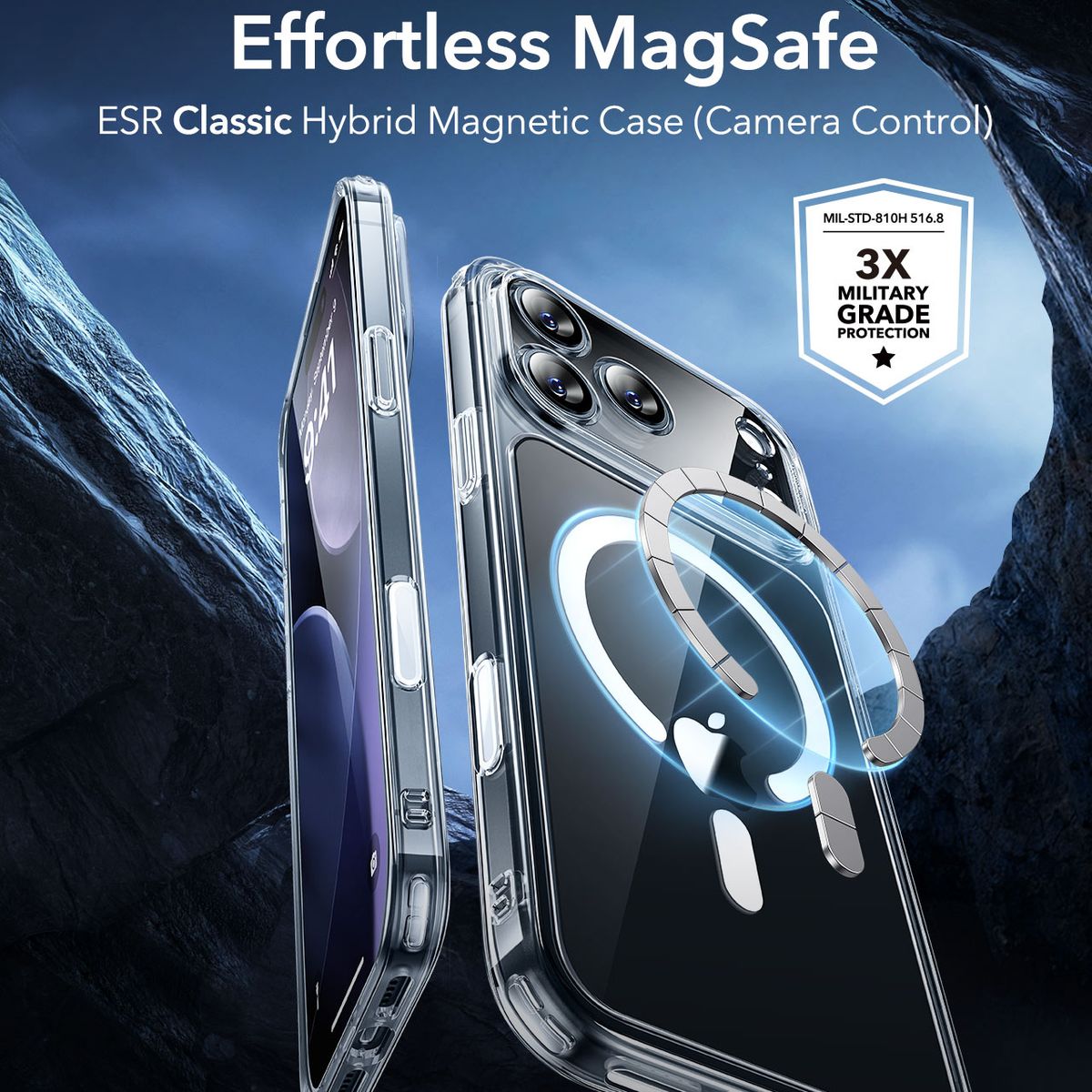 ESR - Carcasa ESR Para iPhone 17 Pro Classic Hybrid Transparente