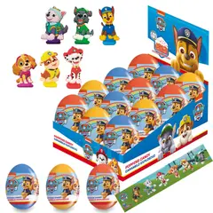 BRICKELL ACCESORIES - Brickell Huevo Sorpresa Paw Patrol con popping s/azucar 12ud