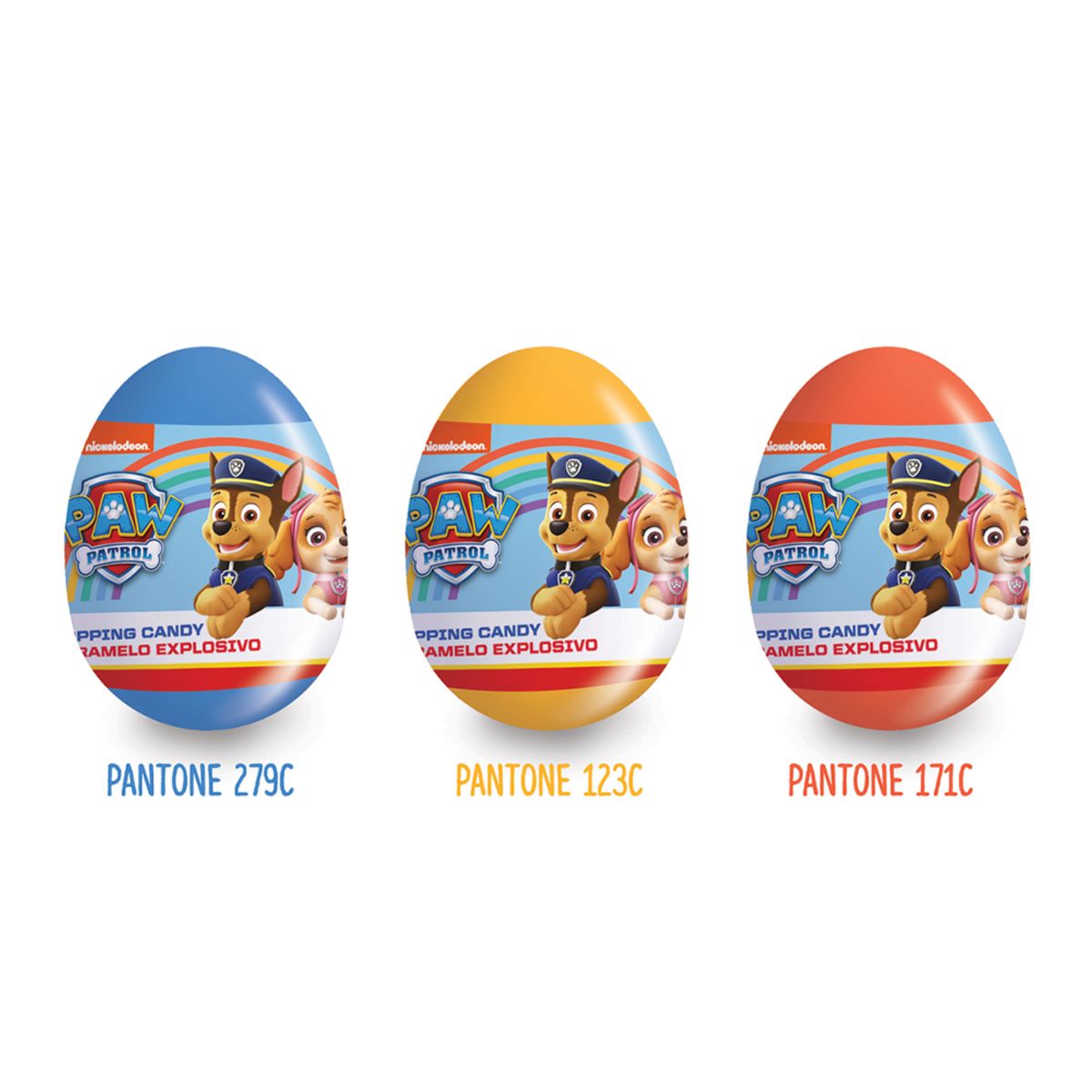 BRICKELL ACCESORIES - Brickell Huevo Sorpresa Paw Patrol con popping s/azucar 12ud