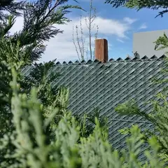 VALSTORE DECO Y DESIGN - Cinta Cubre Cercos Valstore Polipropropileno Verde 6m2 50 mm ancho Incl Broches