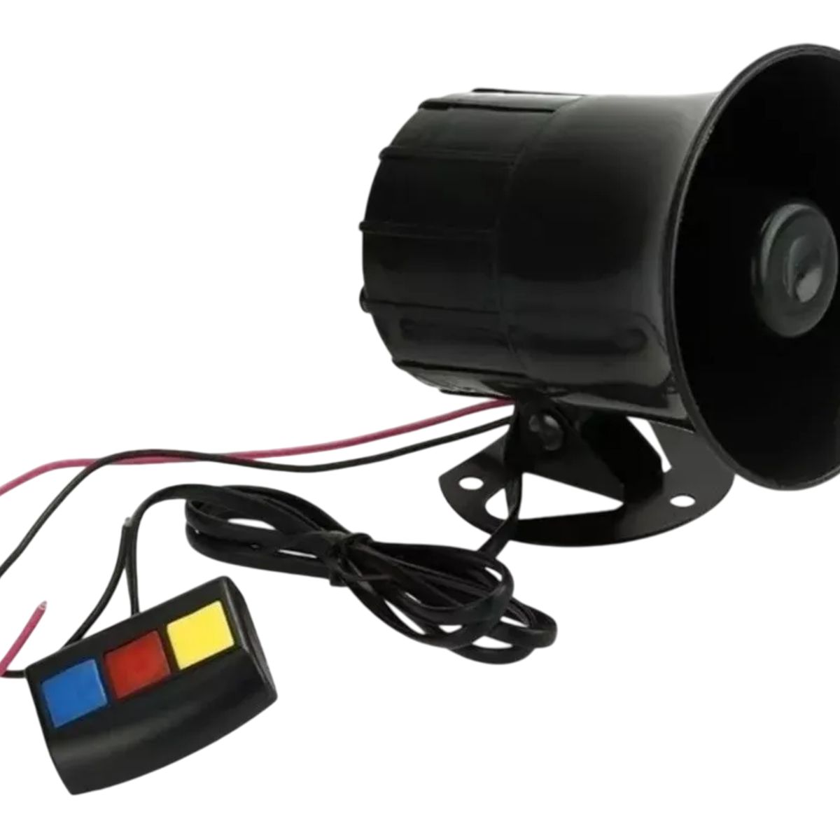 GENERICO - Bocina Eléctrica Alarma Sirena 3 Tonos