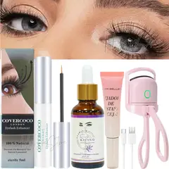 GENERICO - Kit Tratamiento y Cuidado De Pestañas Fortalecedor Alargador