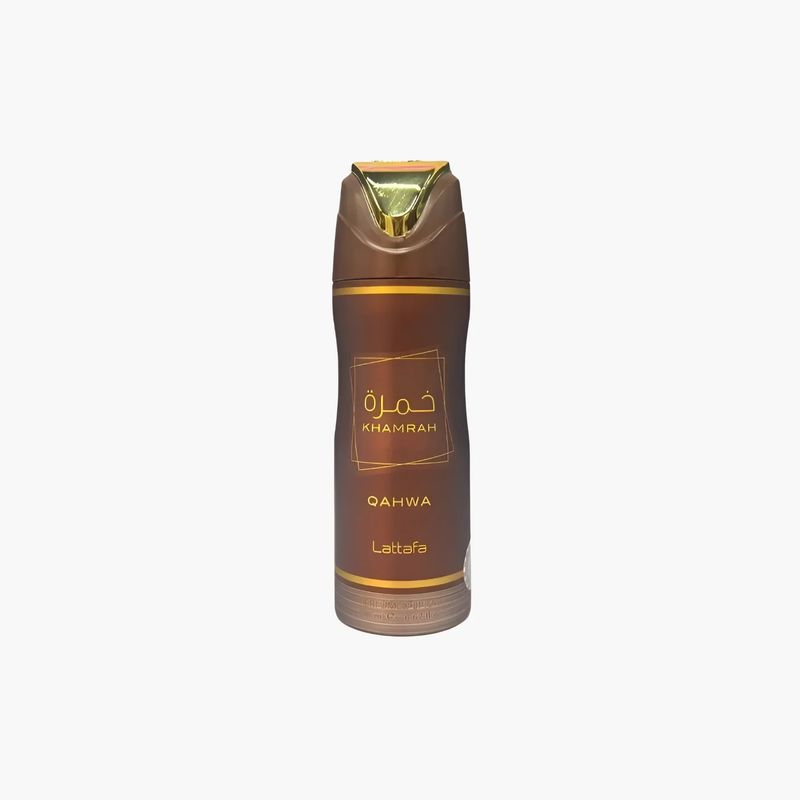 LATAFFA - Desodorante Lattafa Khamrah Qahwa Perfumed Spray 200 Ml Hombre