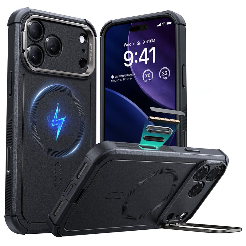 ESR - Carcasa ESR Para iPhone 17 Pro Max Cyber Armor Negro