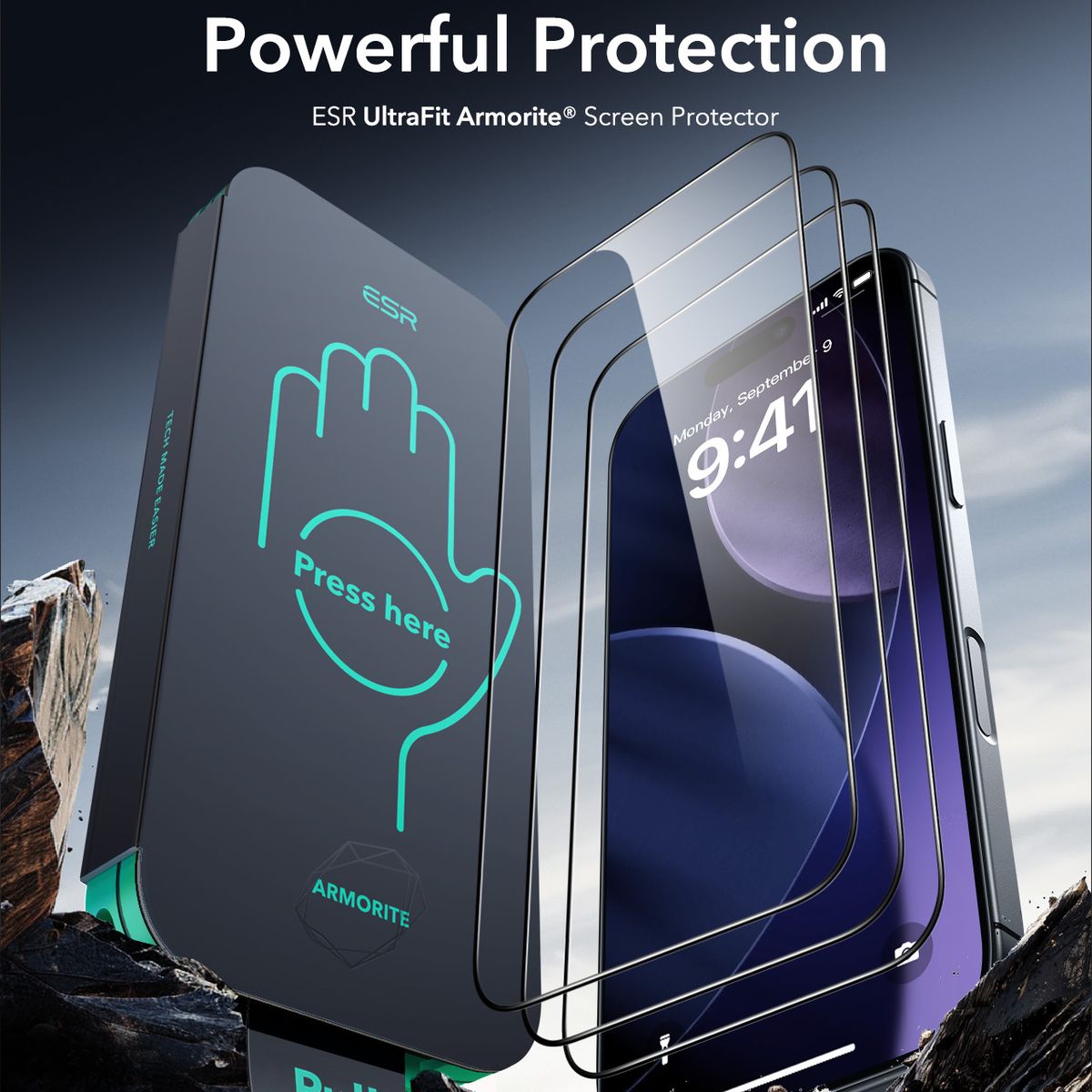 ESR - Lamina Pantalla ESR Para iPhone 17 Air Armorite 2un