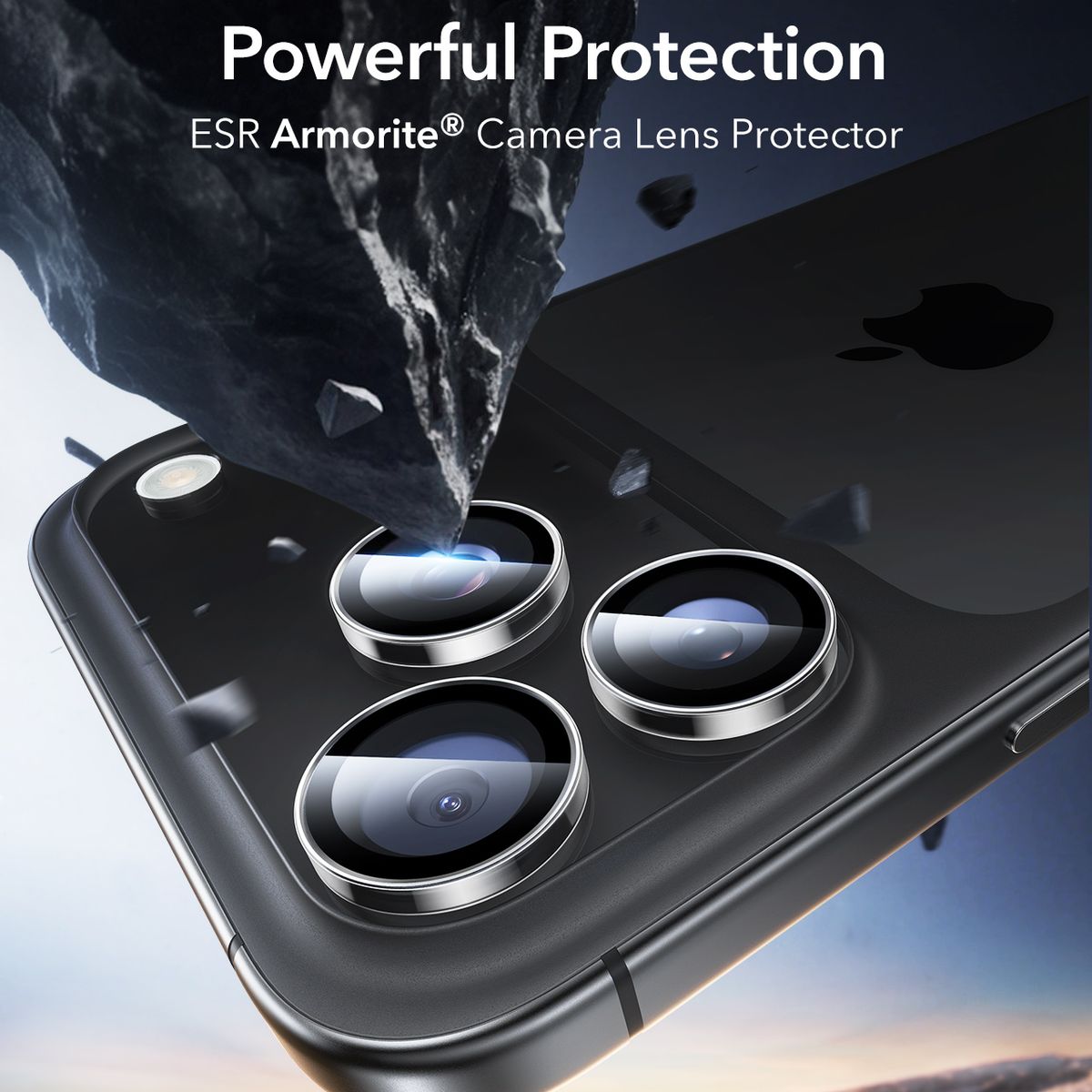 GENERICO - Protector Camara ESR Para iPhone 17 Pro / 16 Pro / 15 Pro