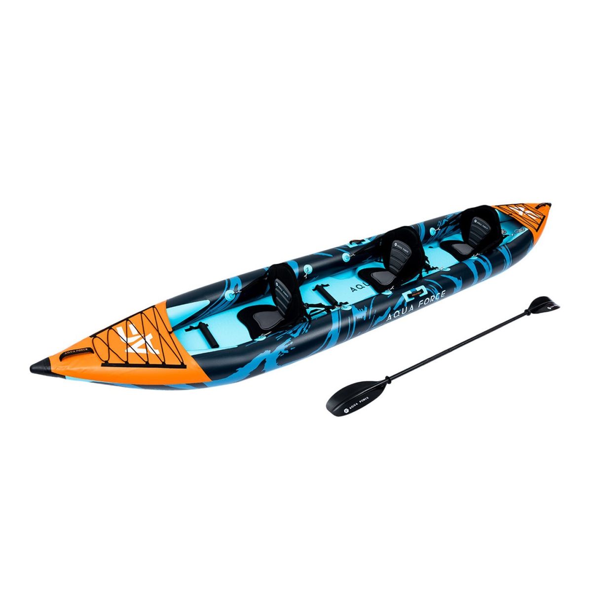 AQUA FORCE - KAYAK INFLABLE DROP STITCH 3 PERSONAS 500 CM HONU