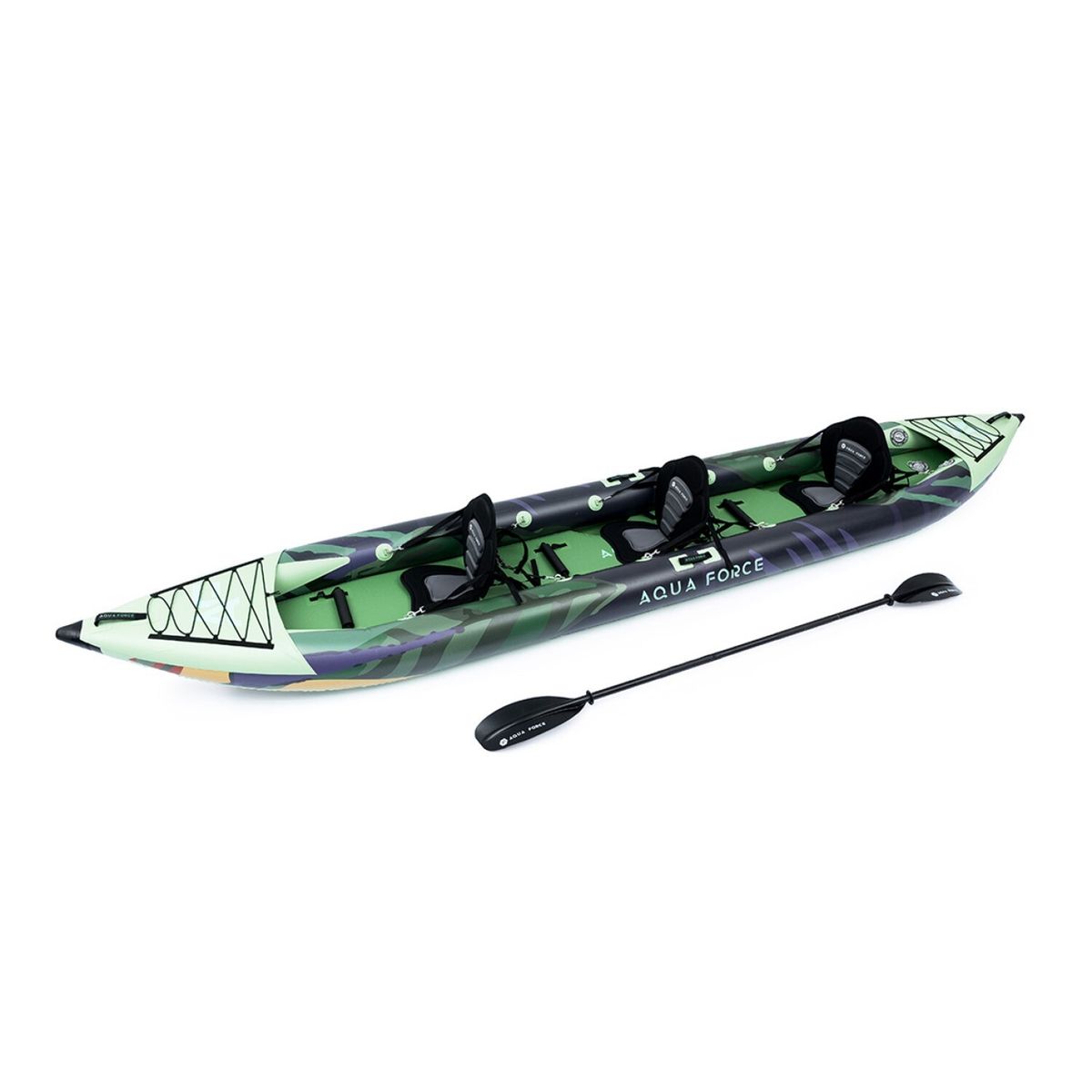 AQUA FORCE - KAYAK INFLABLE DROP STITCH 3 PERSONAS 500 CM TOUCAN