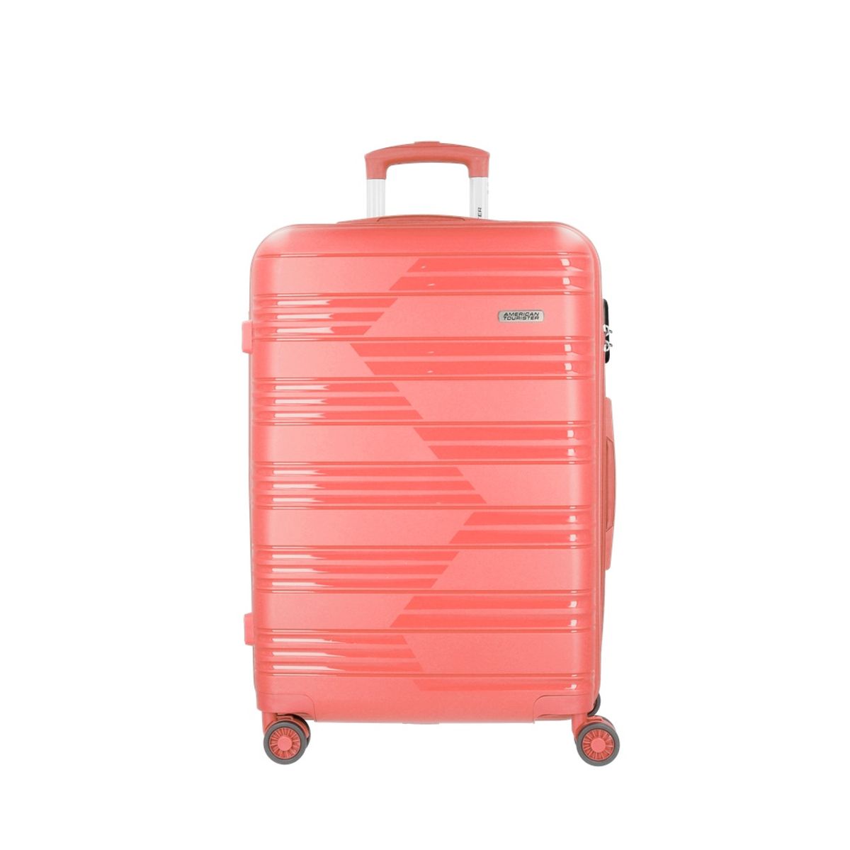 AMERICAN TOURISTER - Maleta Mediana American Tourister Upstrike Rosado.
