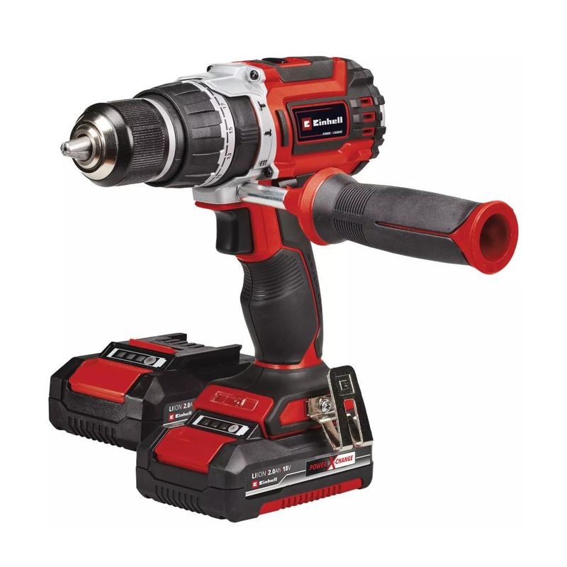 EINHELL - Taladro Impacto 18v TP-CD 1860 Li- i BL +39 Acc + 2 Bat +C