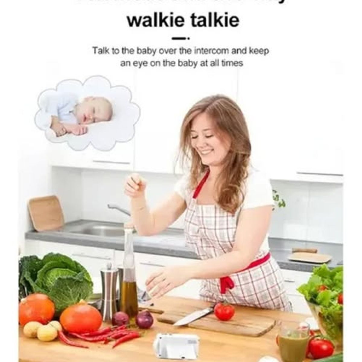 GENERICO - Camara monitor de bebe guarderia para bebe BS-028 28