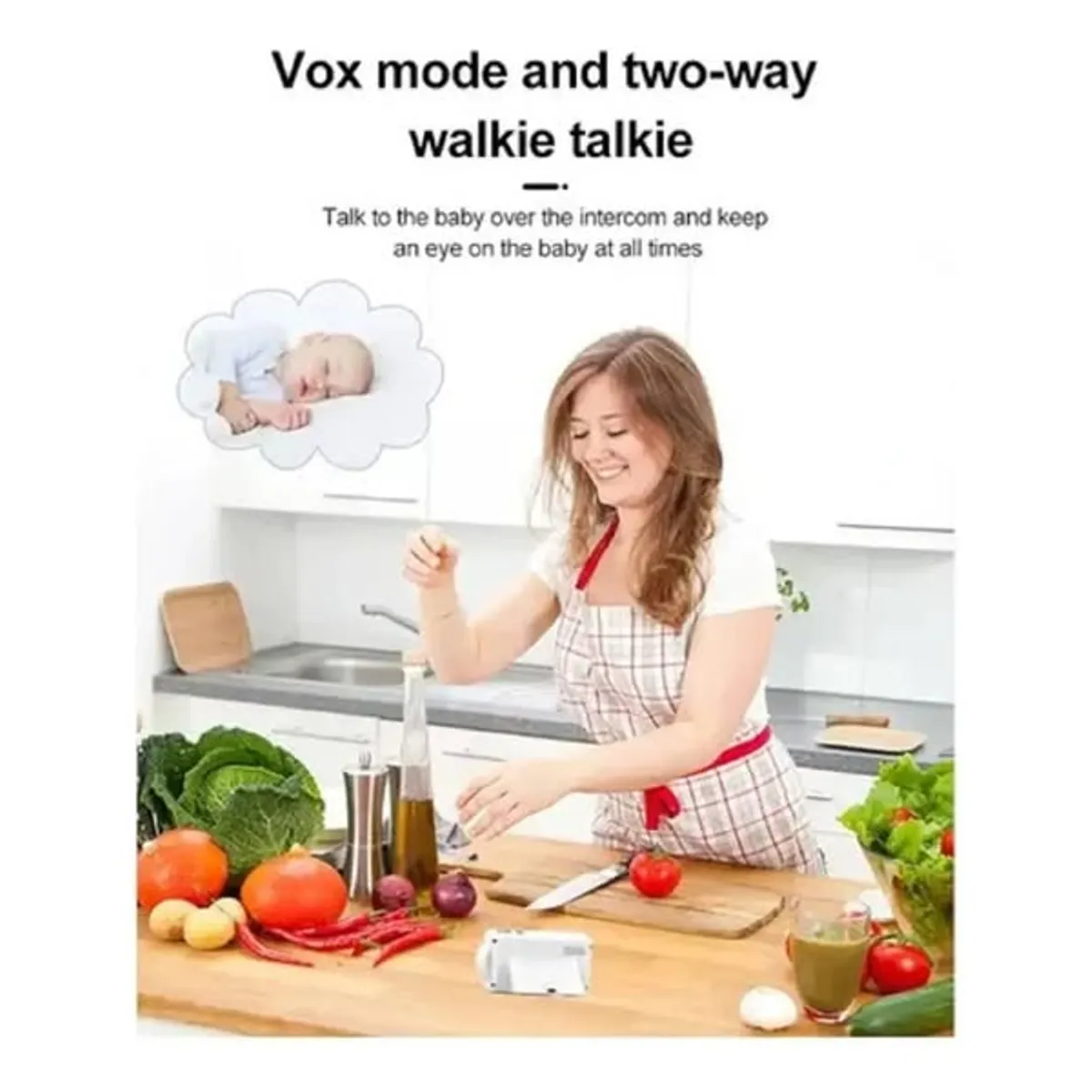 GENERICO - Camara monitor de bebe guarderia para bebe BS-028 28