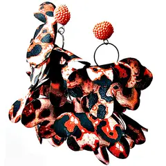 VIVAFELICIA - Aros Tela Sevilla Rosado Guinda