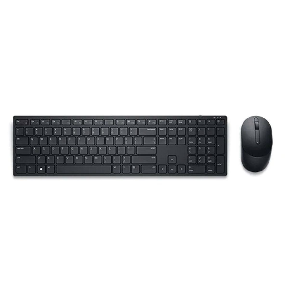 DELL - Kit Teclado Mouse Dell KM5221W Inalámbricos Dongle USB - Negro