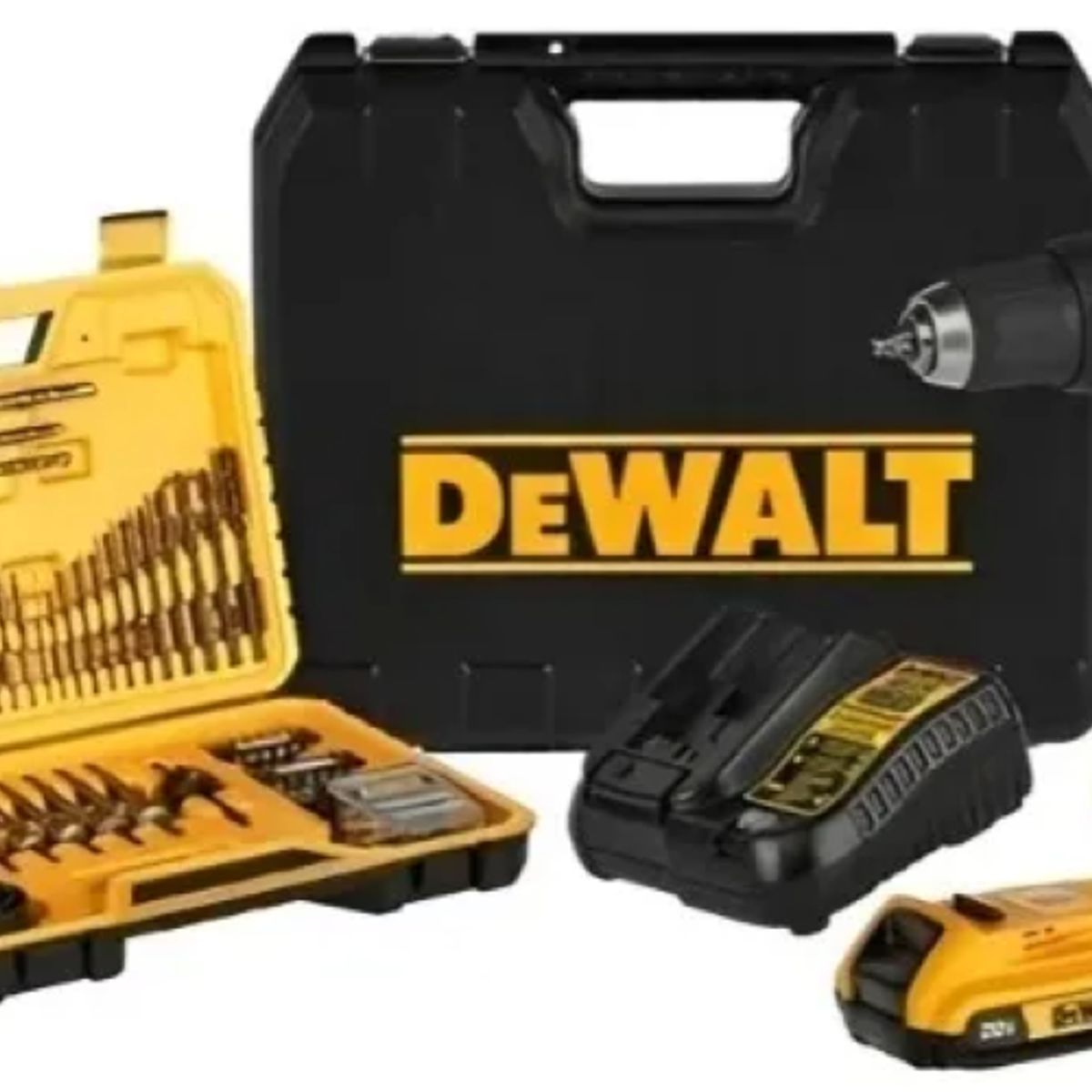 DEWALT - Kit Dewalt Dcd7781d2-b2 +lijadora Dcw210b + 100 Acc + Discos
