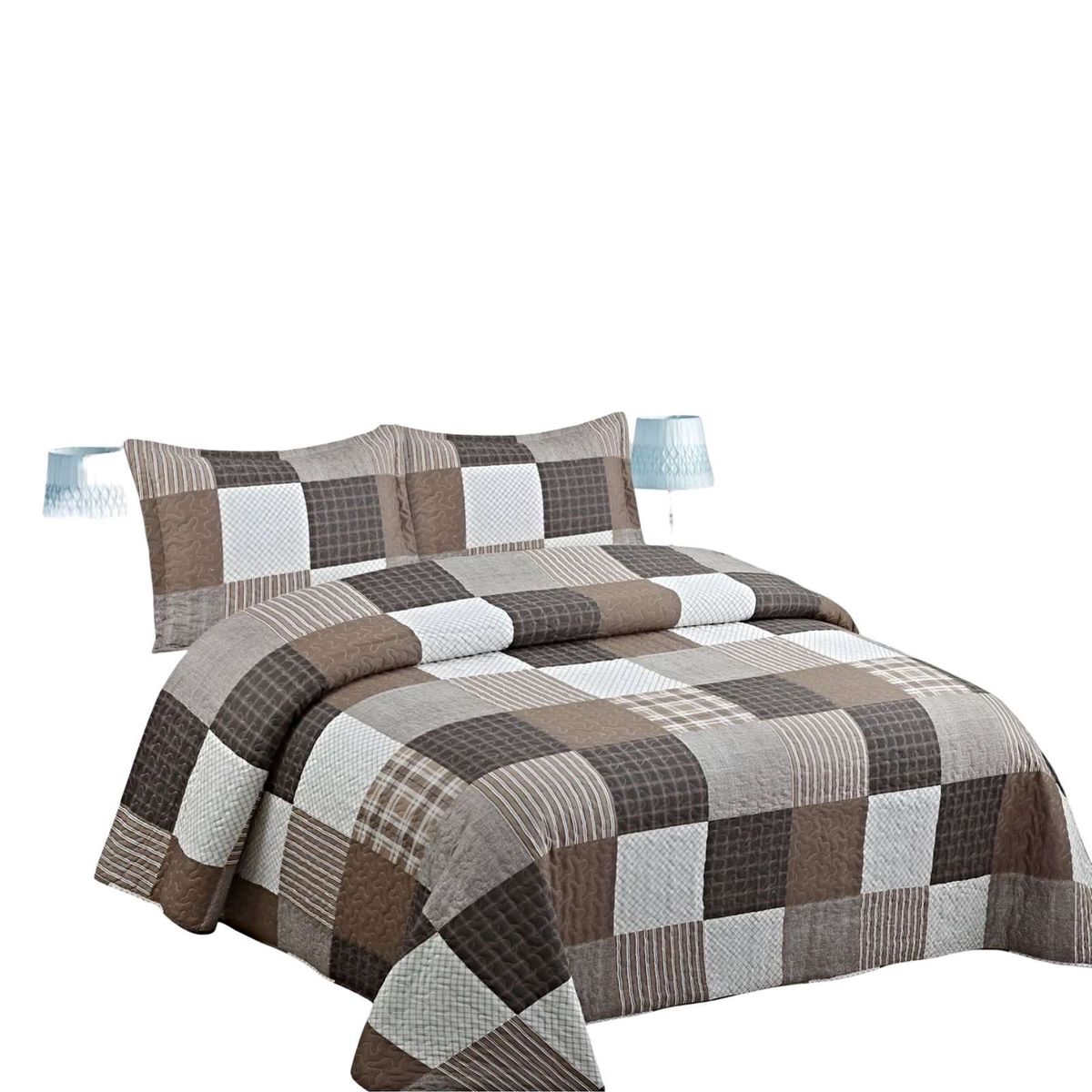 GENERICO - QUILT CUBRECAMA DE VERANO 2 PLAZAS A2