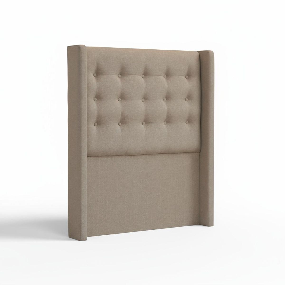 BLOCCARE - Respaldo De Cama Full - Con Retorno Beige