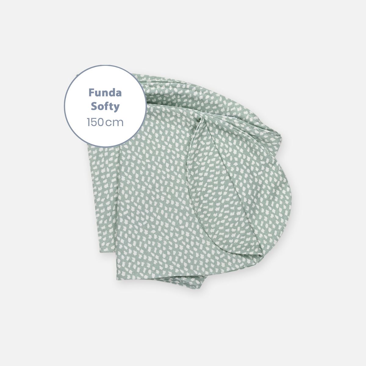 DOOMOO - Funda Softy Cloudy Kaki