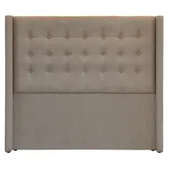 BLOCCARE - Respaldo De Cama De 2 Plazas - Con Retorno (Beige)