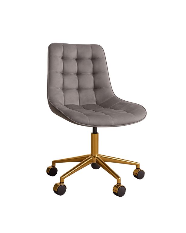 Silla de escritorio Roma Gold Gris oscuro