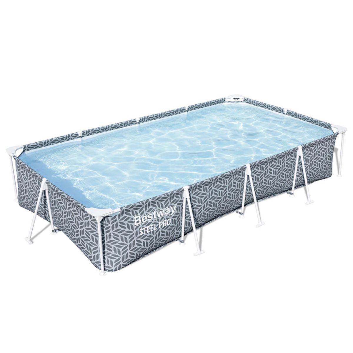 BESTWAY - Piscina estructural rectangular 366x201x66cm Bestway