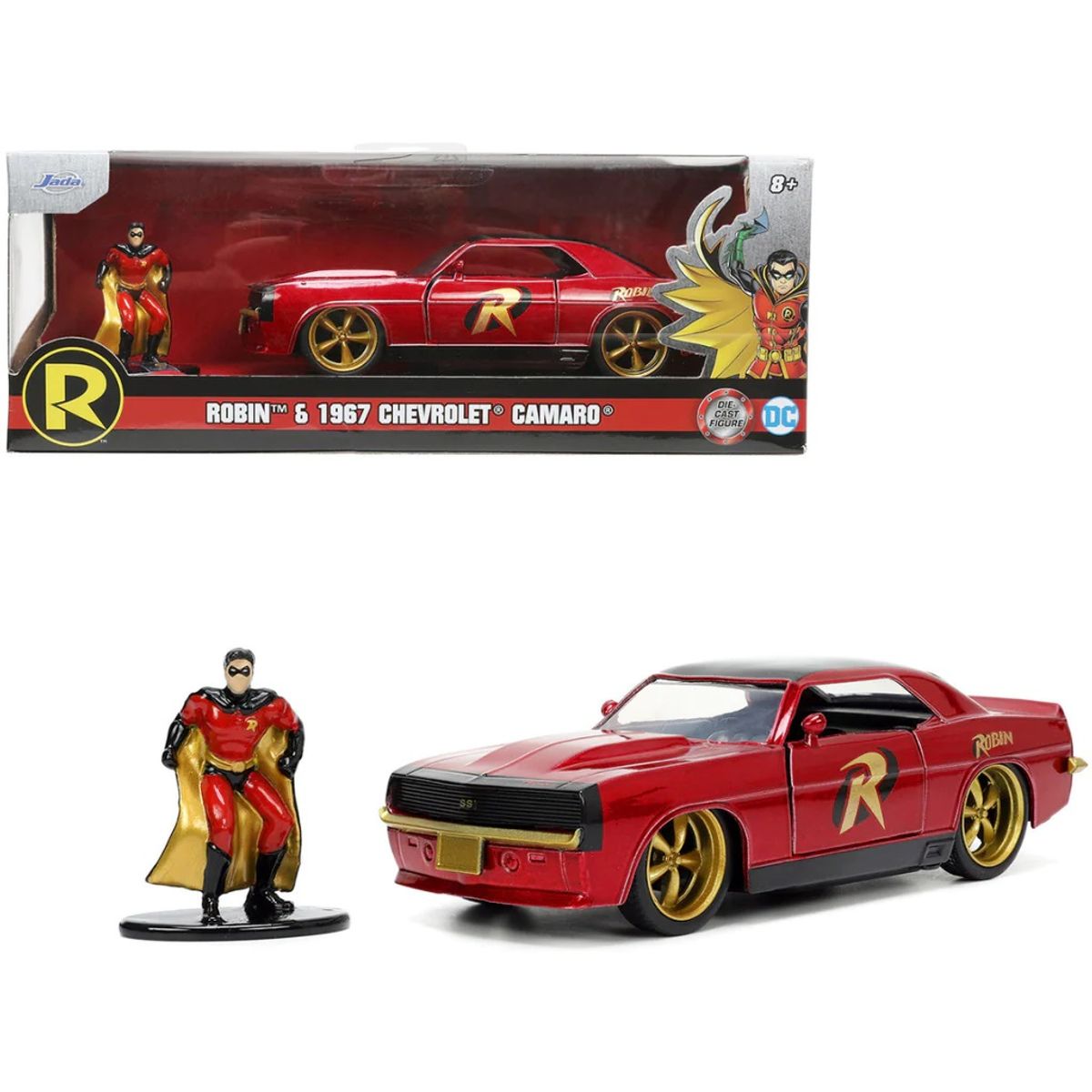 JADA TOYS - Auto Robin 1969 Chevrolet Camaro Jada Escala 1:32 Marvel #33088