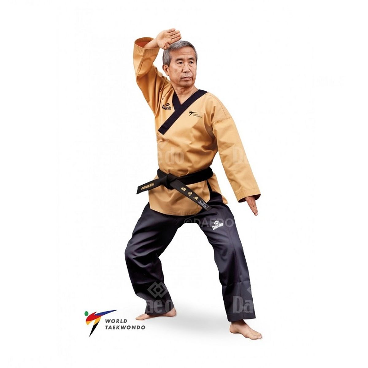 DAEDO - DOBOK DAEDO POOMSAE GRAND MASTER DORADO WT