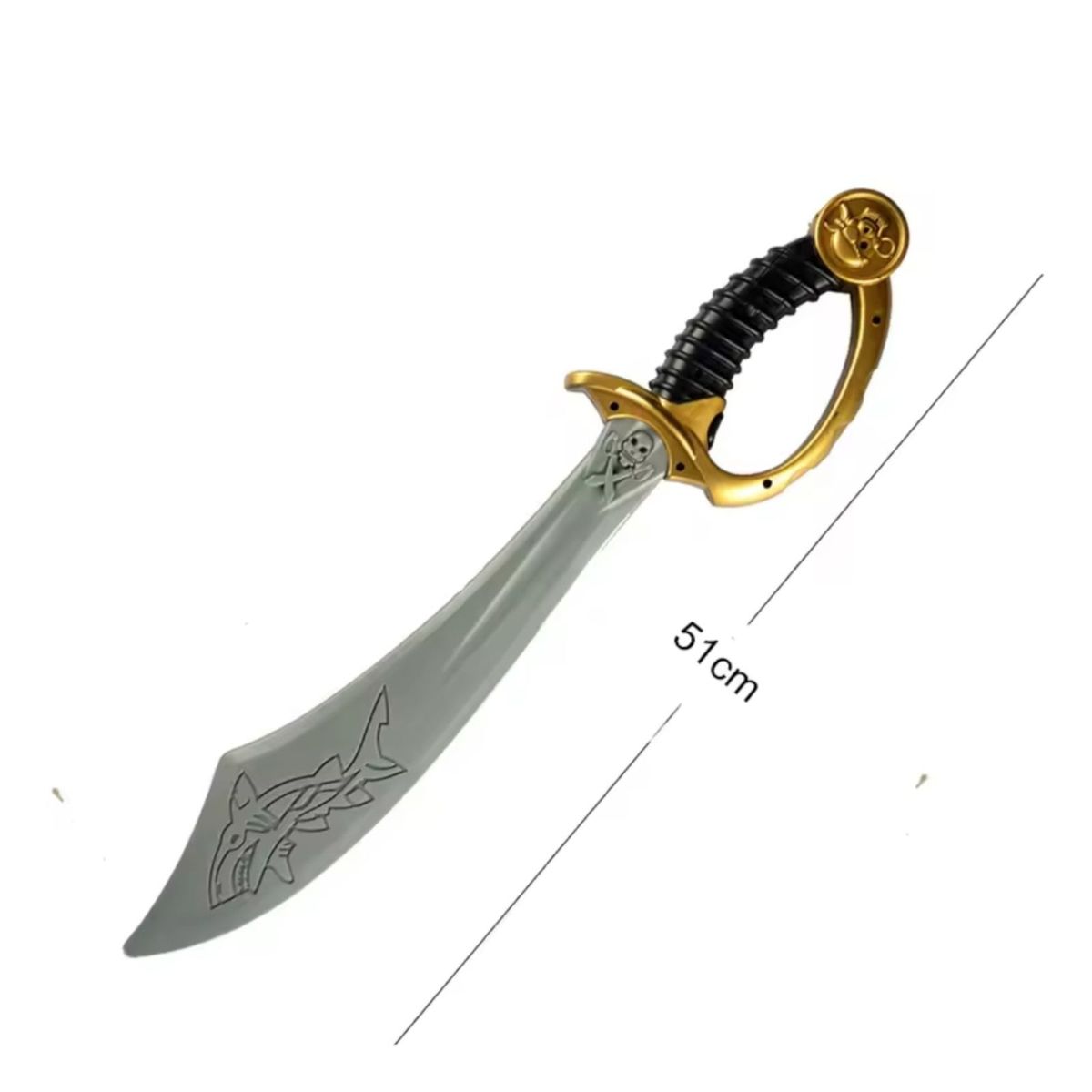 GENERICO - Espada Pirata Halloween Accesorio Disfraz Cosplay