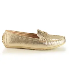 VIA UNO - Zapato Mujer Dorado 22601507