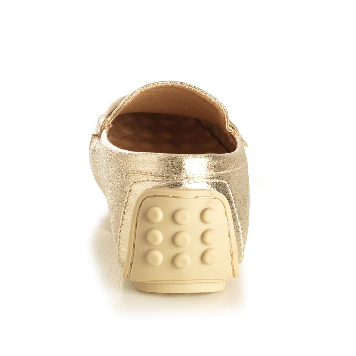 VIA UNO - Mocasin Mujer Via Uno Dorado 22601507