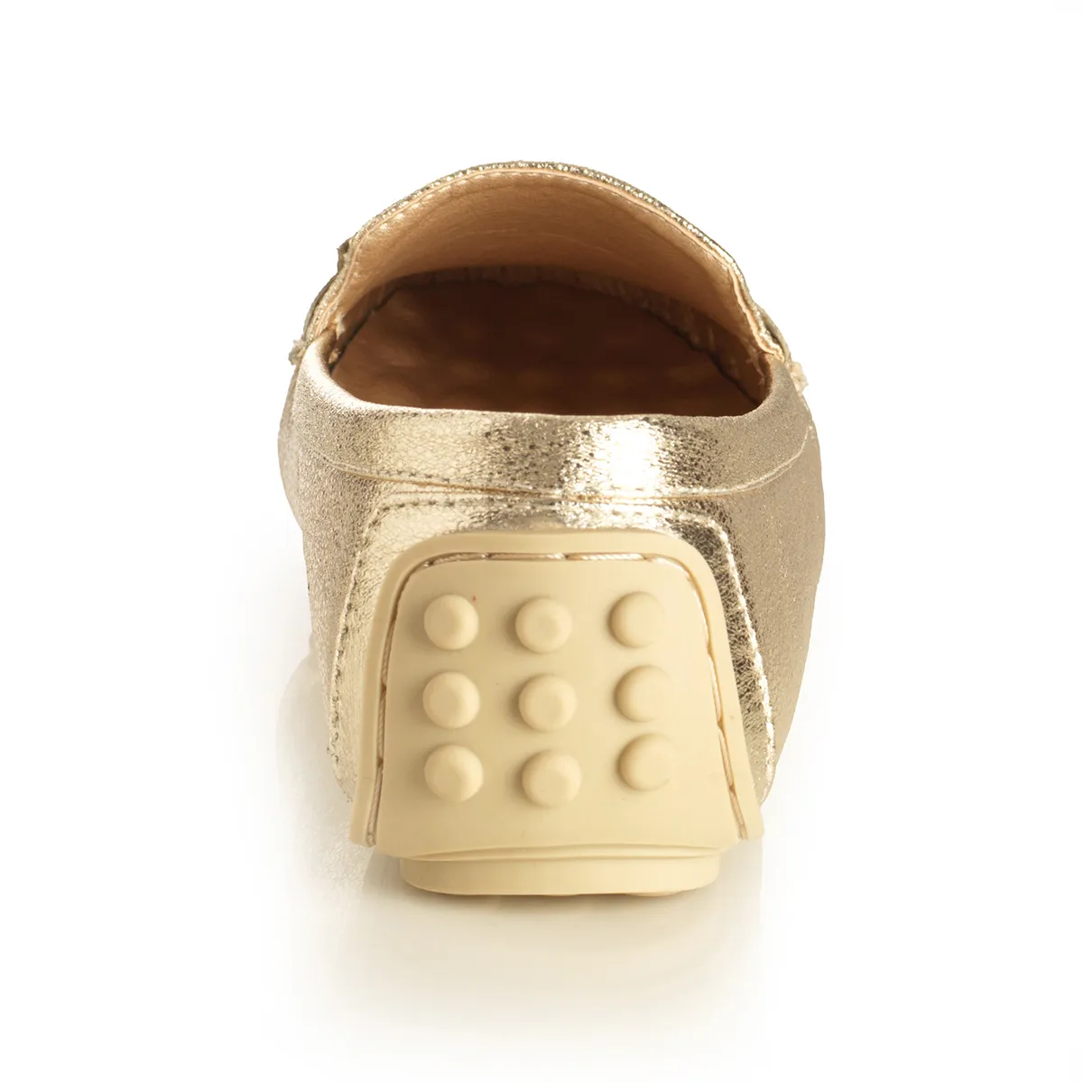 VIA UNO - Mocasin Mujer Via Uno Dorado 22601509