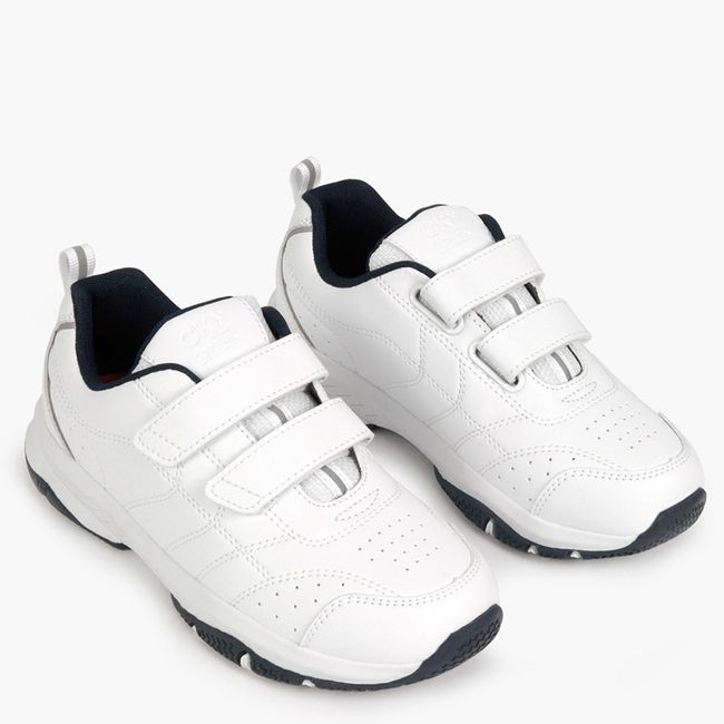 COLLOKY - Calzado Escolar Niño Blanco (34 a 41) Colloky