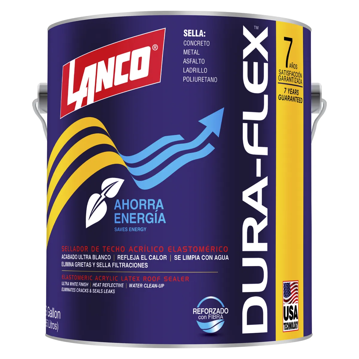 LANCO - Lanco Sellador de Techos Dura Flex Blanco 1GL