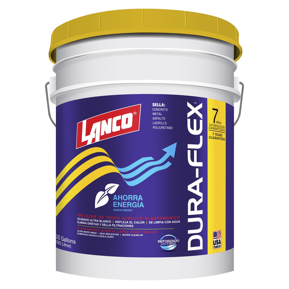 LANCO - Lanco Sellador de Techos Dura Flex Blanco 4GL