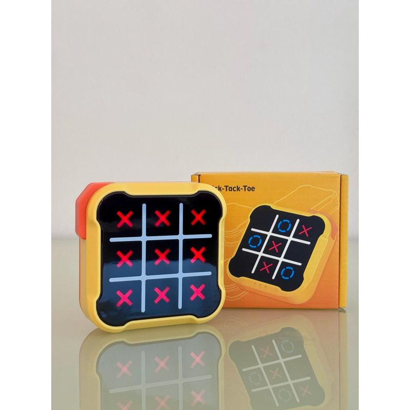 GENERICO - Juego de gato electrónico Portátil Tic Tac Toe Familiar Diversión