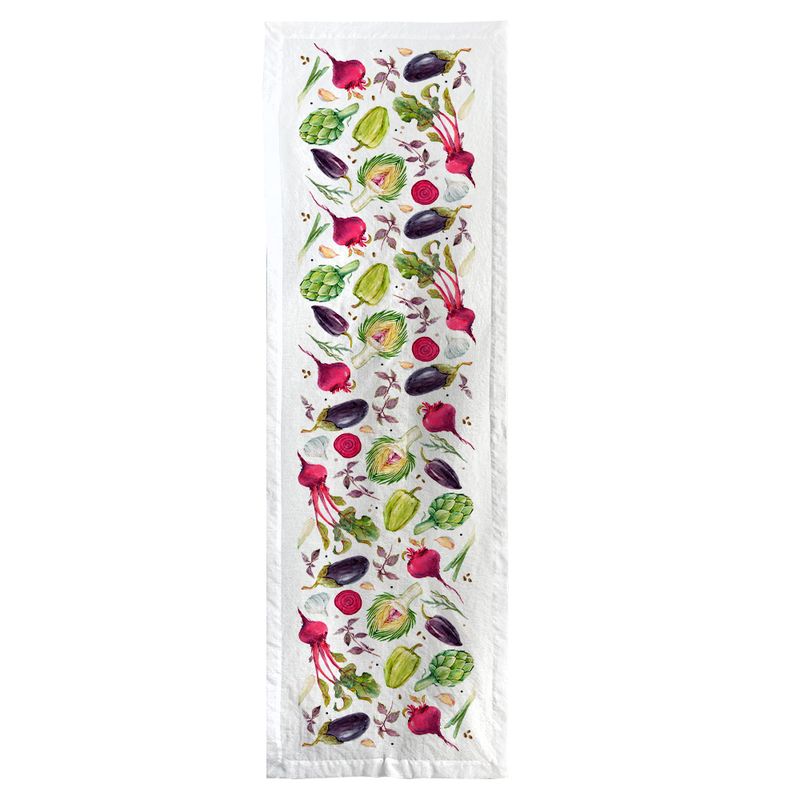 TUYO PRINT - Camino de mesa velo organza - Veggie