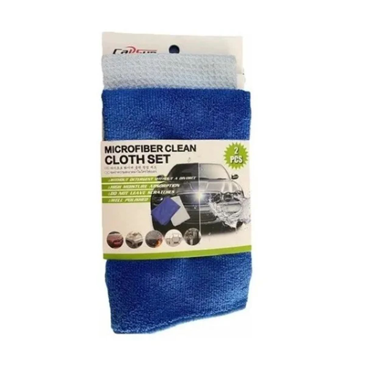 GENERICO - Pack 2 Paños De Microfibra Para Lavado Auto Alta Absorción