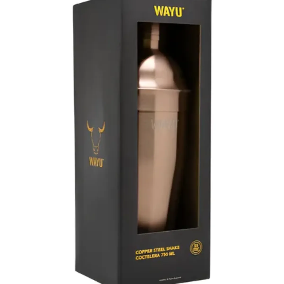 WAYU - Coctelera 750 Ml Copper Line Wayu Color Dorado Oscuro