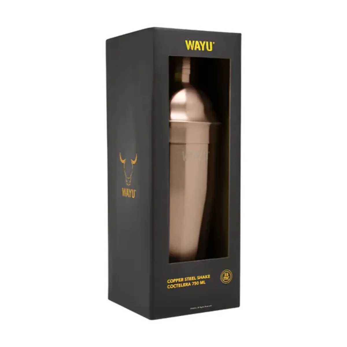 WAYU - Coctelera 750 Ml Copper Line Wayu Color Dorado Oscuro