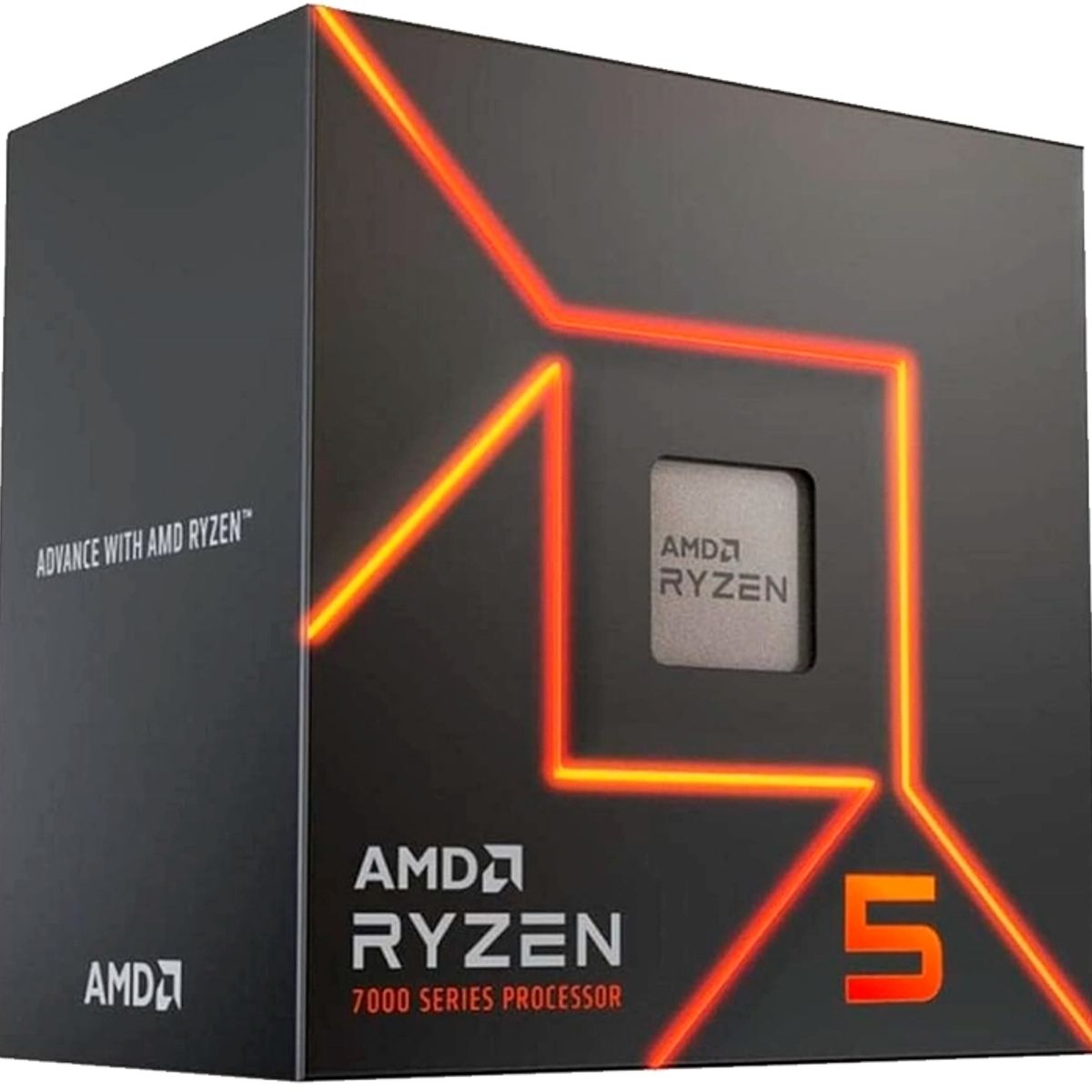 AMD CORP - Procesador AMD Ryzen 5 7500f DDR5 Con Disipador De Calor