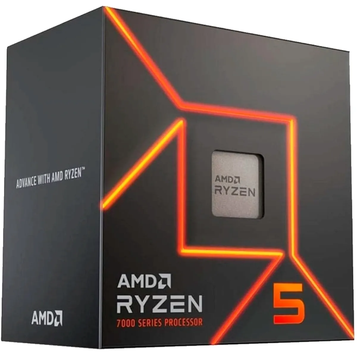 AMD CORP - Procesador AMD Ryzen 5 7500f DDR5 Con Disipador De Calor