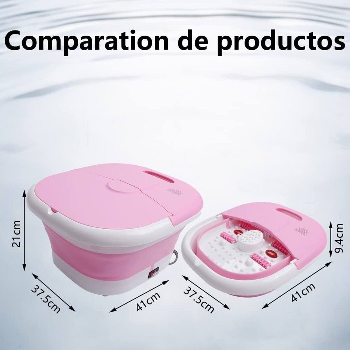 NO LOGO - Spa Para Pies Masajeador Plegable