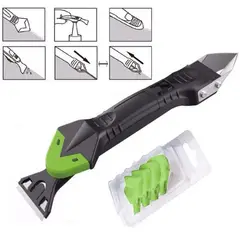 GENERICO - Removedor De Silicona Sellador De Calafateo Herramienta 5 en 1