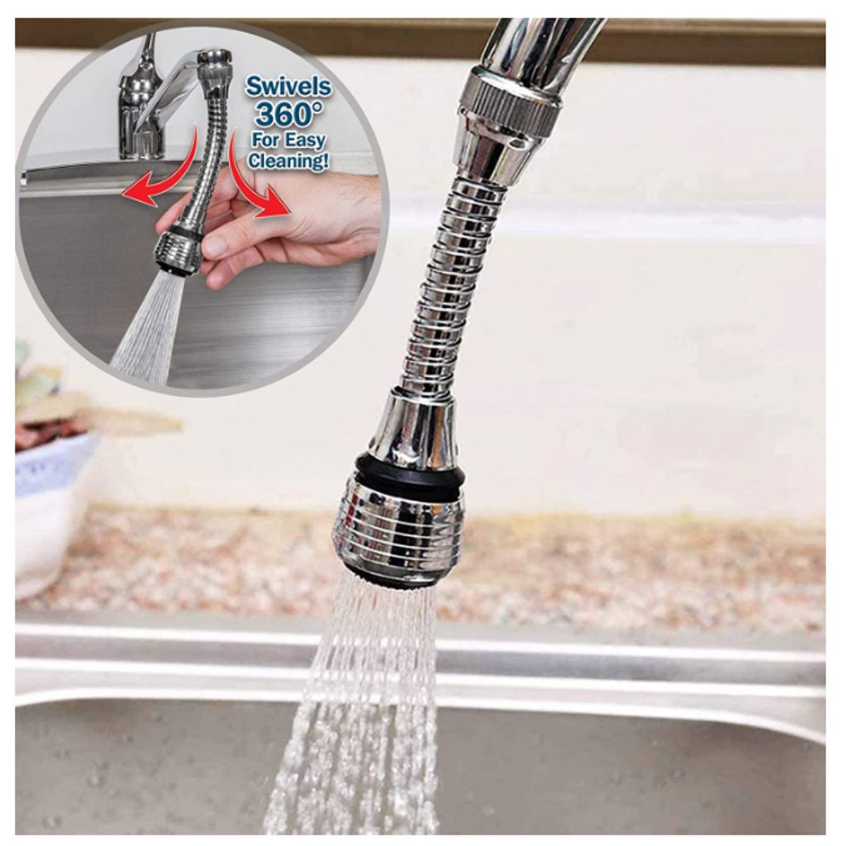 GENERICO - Aireador Grifo Boquilla De Agua Flexible Con Giro De 360°…