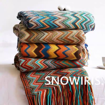 Imagen 2 del producto Manta De Sofá Boho Manta De Malla