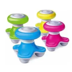 GENERICO - Mini Masajeador Corporal Eléctrico Portátil Multicolor