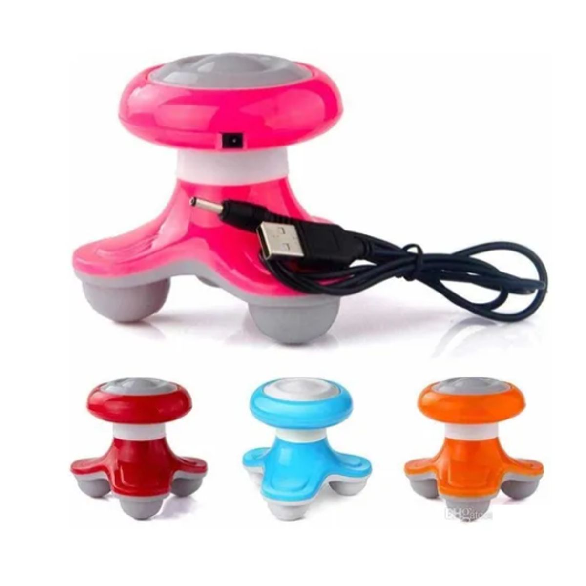 GENERICO - Mini Masajeador Corporal Eléctrico Portátil Multicolor