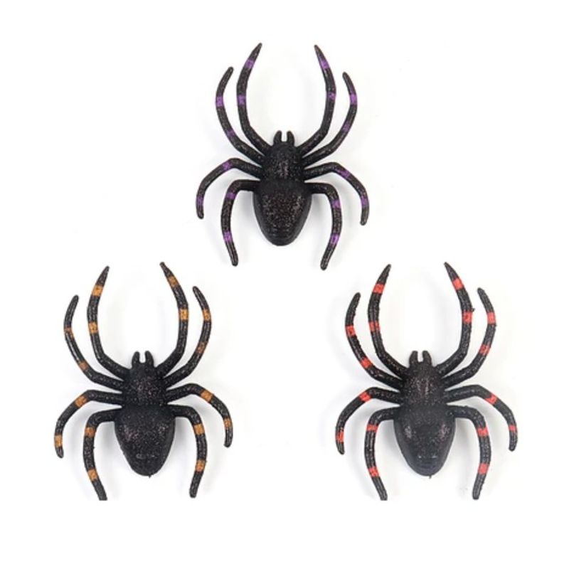 GENERICO - Arañas Halloween 2 Pcs 10x13 Cm