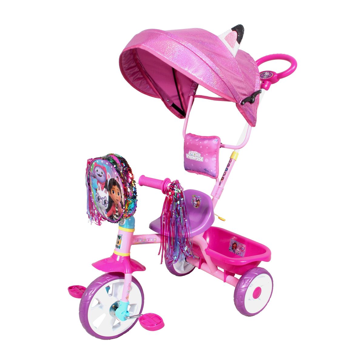 GABBYS DOLLHOUSE - Triciclo Niña con Toldo Gabby Dollhouse